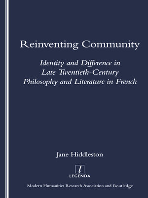 cover image of Reinventing Community